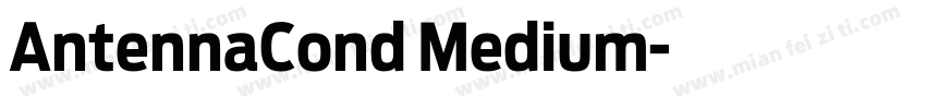 AntennaCond Medium字体转换